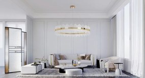 Lustra suspendata LED Imperial 120cm auriu