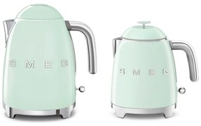 Ceainic electric verde deschis din oțel inoxidabil 800 ml Retro Style – SMEG