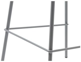 Scaun de bar gri din plastic (înălțime șezut 67,5 cm) Whitby – Unique Furniture