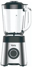 Blender Oliver Voltz OV51162E, 800 W, 2 viteze+Pulse, 1.5 L, Zdrobire gheata, Negru/Argintiu