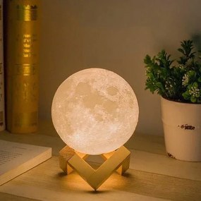 Lampă cu LED în designul Lunii Luna