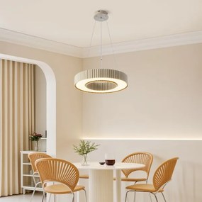BRILAGI - Lustră LED LUMIX, cu dimmer, LED/48W/230V 3000-6000K, bej Ø 50 cm + telecomandă