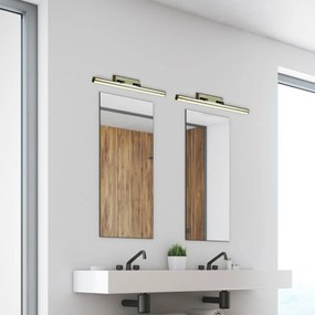 Aplica de perete LED pentru oglinda baie IP44 Silas 18W bronz 5729 RX