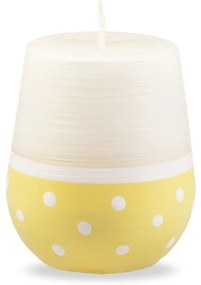 Lumânare Unipar Sweetness, durată ardere 32 h, alb - galben