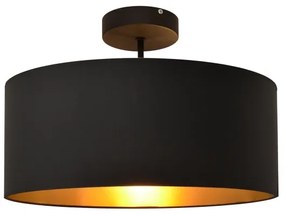 Lustră pe tijă ALBA 3xE27/15W/230V neagră/aurie