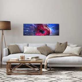 Tablou - Energia universului (cu ceas) (90x30 cm)