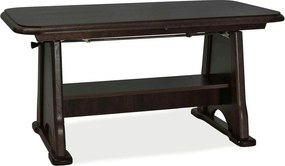 Masa extensibila BEATA, wenge, PAL/lemn, 130/170x67x60/77 cm