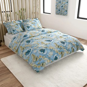 Lenjerie de pat din microfibra CELESTIA albastru Dimensiune lenjerie de pat: 70 x 90 cm | 140 x 200 cm