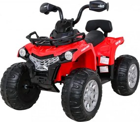 ATV Electric cu acumulator pentru copii NOVOKIDS™ Madness Quad PRO , Cu melodii si lumini, Lungime 100 cm, 3-8 ani , Max 30 kg , Roti EVA, 12V, Rosu