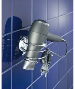 Suport autoadeziv pentru uscătorul de păr Wenko Turbo-Loc, până la 40 kg