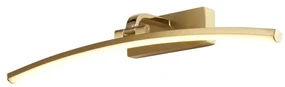 Aplica de perete LED pentru oglinda sau tablou Santorini alama, L-50cm