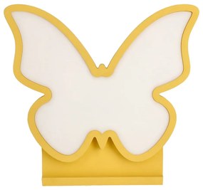 Veioză pentru copii galbenă Butterfly – Candellux Lighting