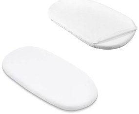 Set cearceaf si protectie impermeabila pentru landou Kidizi, dimensiune 75x35 cm