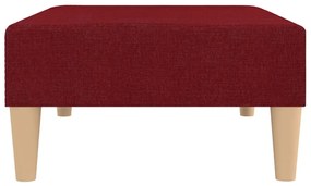 Taburet,rosu vin,78x56x32 cm, material textil Bordo