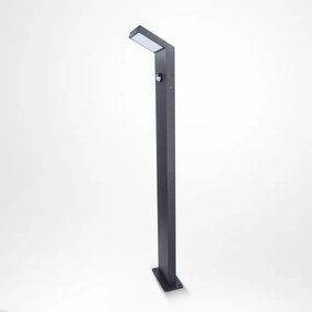 Brilagi - Lampă LED de exterior RIANO cu senzor, 8W, 230V, antracit, IP65, 80 cm