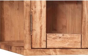 Vitrina suspendata L86 21 H75 cm, lemn masiv