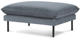 Taburet tapitat Vienna velvet/picioare negre – L100 x l80 x h43 cm