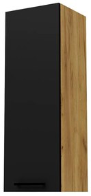 Dulap de baie suspendat Valiant 100 (craft auriu + negru). 1092122