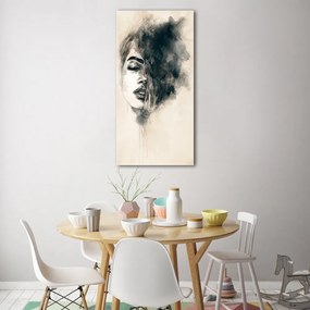 Tablou pe pe sticlă Abstracție femeie