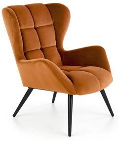 Fotoliu Tyrion velvet cinnamon H91 cm