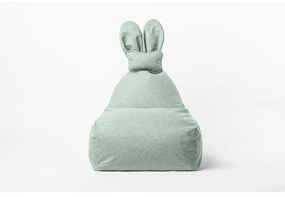 Fotoliu sac pentru copii The Brooklyn Kids Funny Bunny, verde