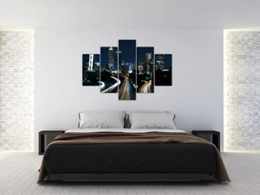 Tabloul metropolei nocturne (150x105 cm)