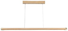 Lustră LED pe cablu LED/22W/230V 4000K 120 cm frasin/lemn masiv