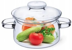 Simax 6063 oală de sticlă cu capac Nyko 1,5 l