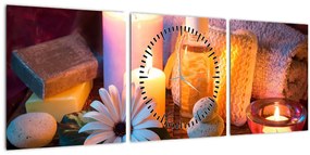 Tablou - Momentul odihnii (cu ceas) (90x30 cm)