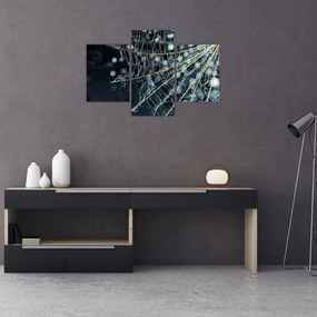 Tablou - Floare cu pânză de pâianjen (90x60 cm)