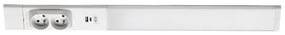 Corp de iluminat LED cu prize pentru corpuri de bucătărie Rabalux 78042 BILAL E LED/18W/230V 4000K 60 cm alb