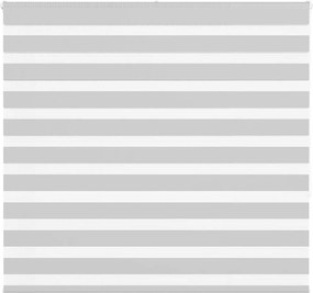 vidaXL Jaluzea tip zebra gri deschis lățime țesătură 155,9cm poliester