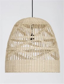 Lustra / Pendul modern design natural ratan MARLO D-46cm