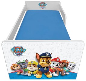 Pat copii Paw Patrol Blue P1L 2-12 ani cu paravane detasabile