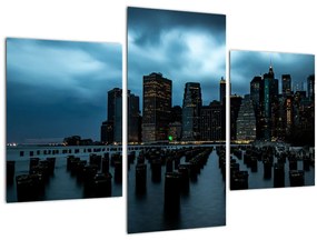 Tablou - Privire spre Zgârâie nori din New York (90x60 cm)