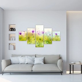 Tablou - Flori de luncă (125x70 cm), în 40 de alte dimensiuni noi