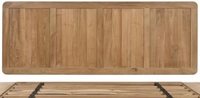 Pat din lemn de tec, 180cm x 200cm, Enor