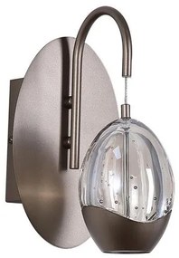 Aplica LED decorativa metal latte sticla sampanie Seeds