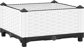 vidaXL Strat înălțat, 40x40x23 cm, polipropilenă