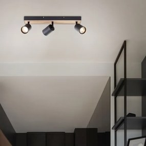 Spot LED Brilliant MARTY 1xGU10/5W/230V d. 10,5 cm negru