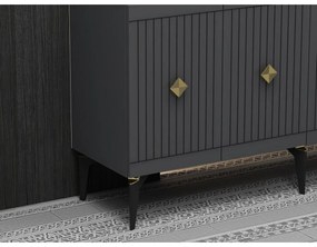 Dulap Midas Anthracite and Gold