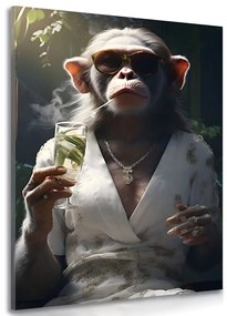 Tablou animal gangster maimuță