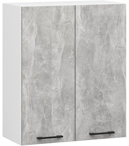 Dulap de bucătărie superior Organo W1 60 (alb + beton). 1117514