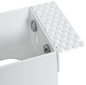 Set de 6 spoturi incastrate albe GU10 50mm 2-lumini fara rama - Oneon