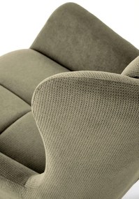 Fotoliu Byron stofa olive H92 cm