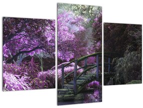 Tablou -cu grădina violetă (90x60 cm)