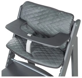 Pernă de scaun pentru copii gri Luxe – Roba