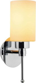 Aplica BALCOVA N-344, crom/alb, metal/sticla, 10x13x32 cm