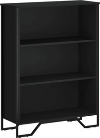 vidaXL Bibliotecă, negru, 80x31x106 cm, lemn prelucrat