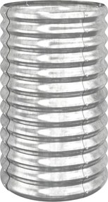 vidaXL Jardinieră argintiu 40x40x68 cm oțel galvanizat